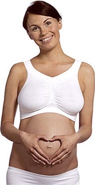 Carriwells graviditets BH i hvid