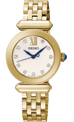 Seiko ur med guld lænke