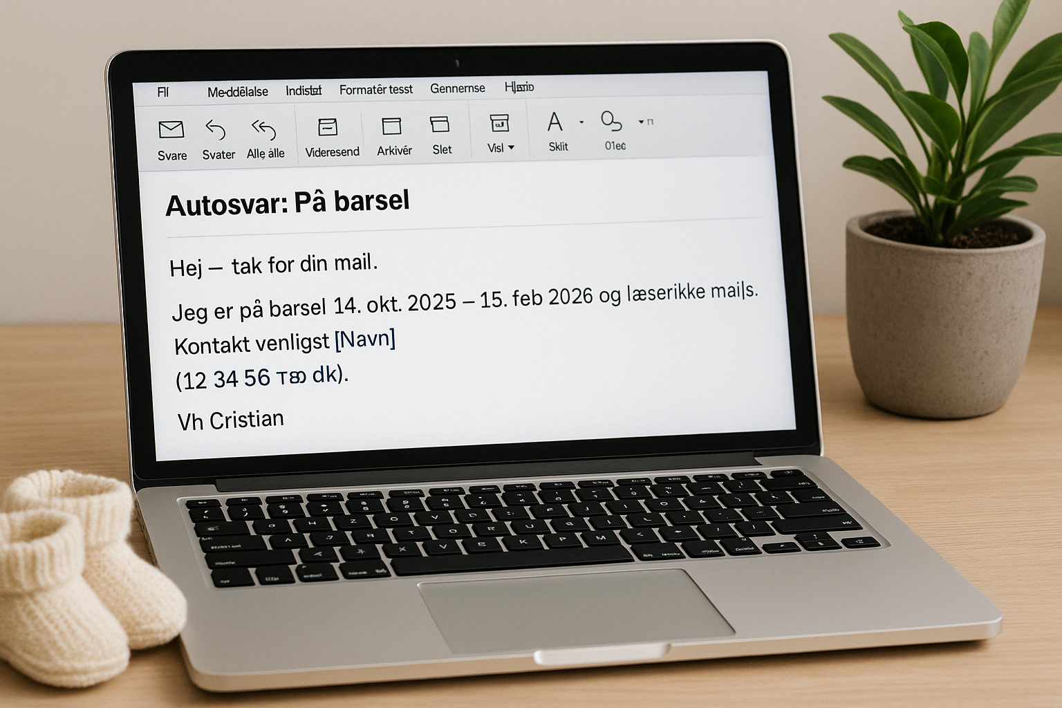 Autosvar barsel skabeloner og bedste praksis