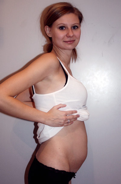 Gravid mave uge 8