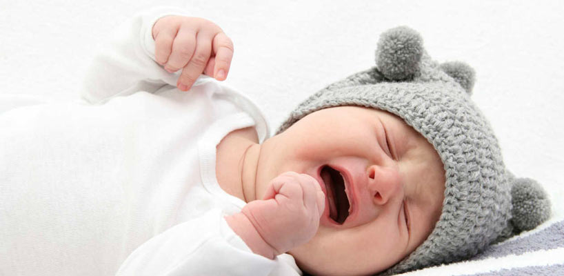 baby græder