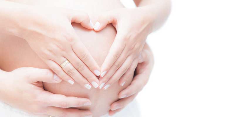 gravid mave hjerte