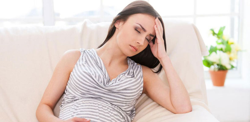 gravid kvinde med feber